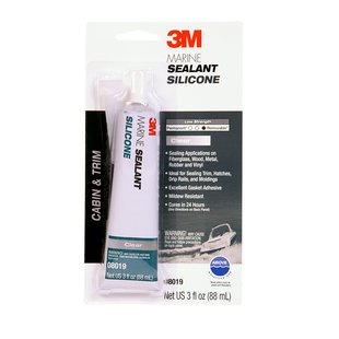 3M Marine Grade Silicone Sealant Clear Tube 88ml
