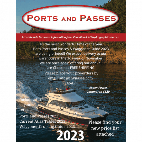 Ports and Passes 2023 Tides and Currents For Washington To Southeast Alaska