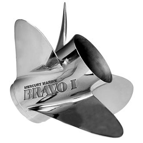 Mercury Marine Bravo 1 Four Blade Stainless Propellers Poco Marine
