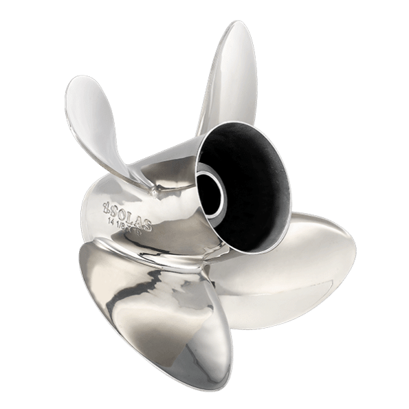 Solas Rubex HR 4 Blade 14.5x15 RH Stainless Steel Propeller