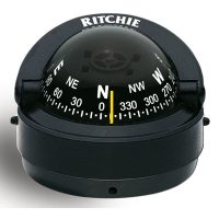 Ritchie S-53 Explorer Compass Surface Mount - Black