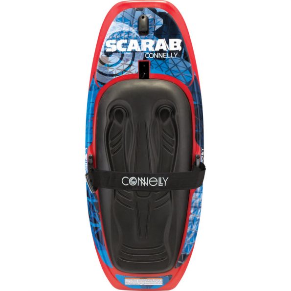 scarab kneeboard tow hook with retractable fins