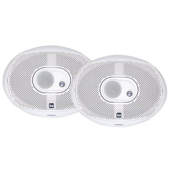 Dual Audio DMS369 3-Way 6" x 9"" Marine Speakers (Pair)