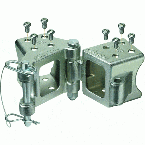 Fulton Fold-Away Bolt-On Hinge Kit 3" x 3"