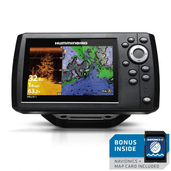 Humminbird Helix 5 DI G2 Sonar GPS with Canada Navionics Mapping