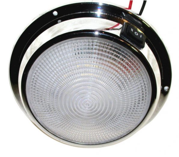 LED Dome Light Red/White