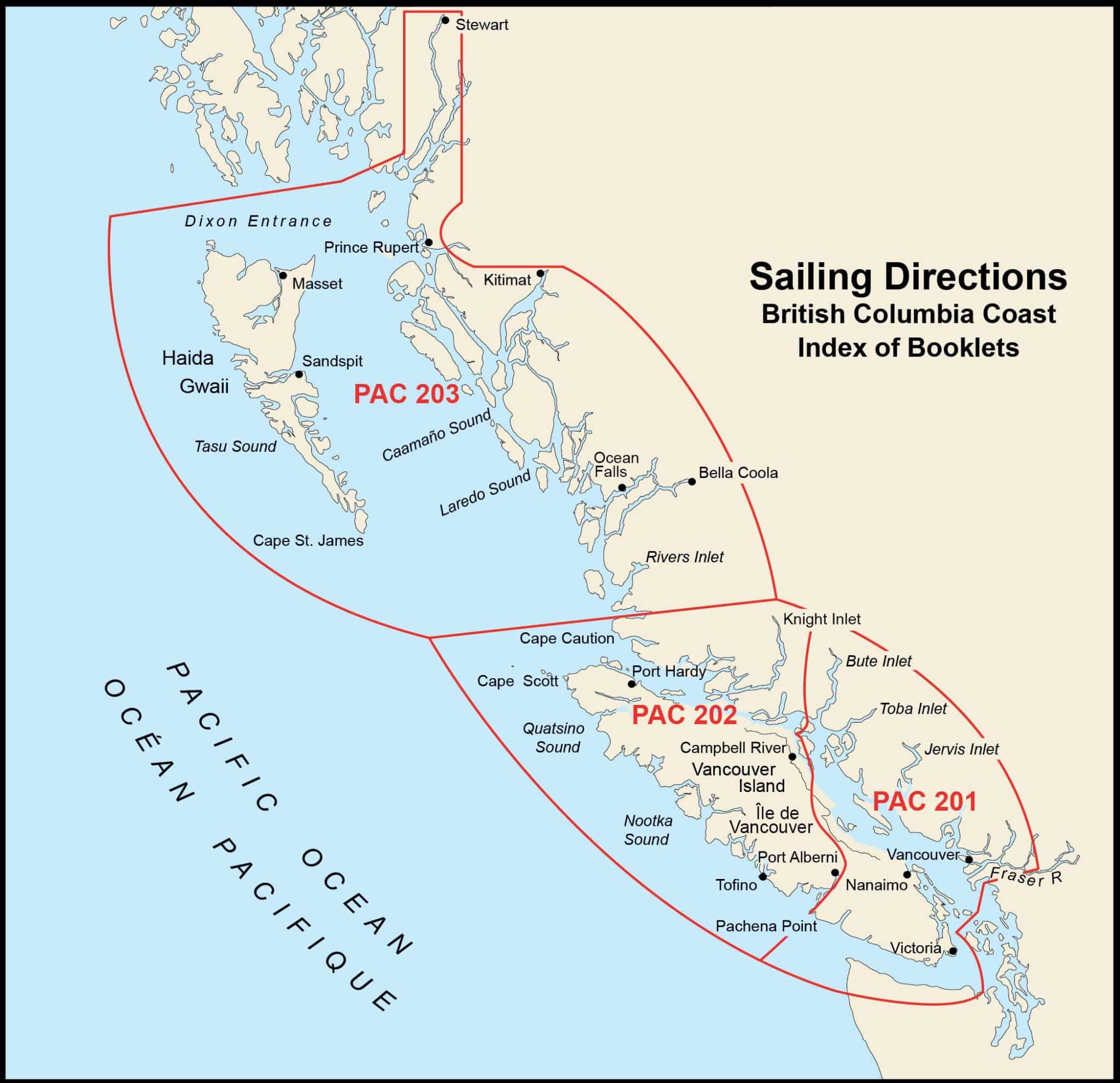 Canadian Hydrographics Sailing Directions BC Coast