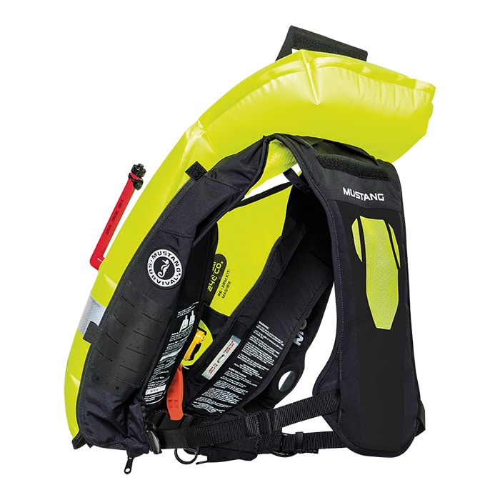 Mustang MD5153 Elite 28K Auto Inflatable PFD Yellow-Green/Black | Poco ...