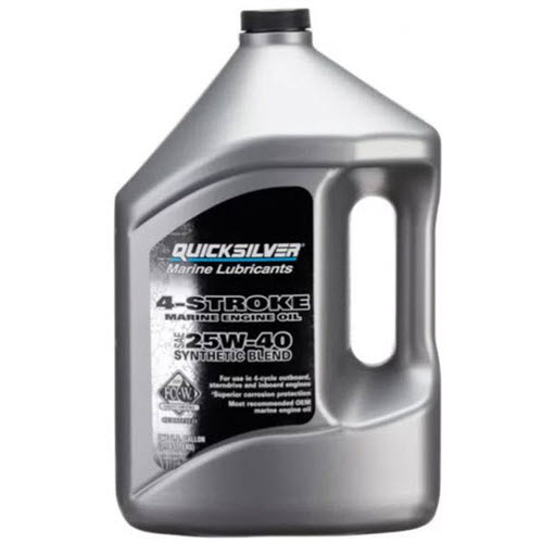 Quicksilver 25W-40 Synthetic Blend 4 Stroke Marine Engine Oil