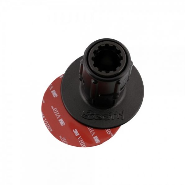 Scotty 448 Stick On Accessory Mount with Gear-Head 3"
