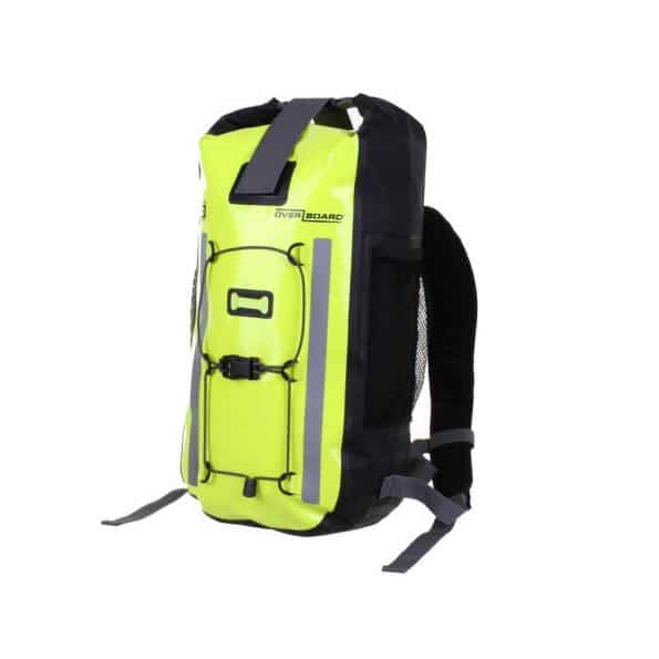 Yellow Overboard OB1157 Pro-Vis Waterproof Backpack-20 Litres