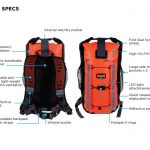 Overboard OB1157 Pro-Vis Waterproof Backpack-20 Litres - Image 6