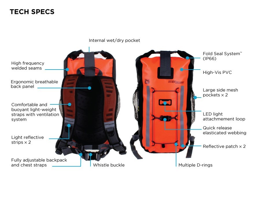 hi vis waterproof backpack