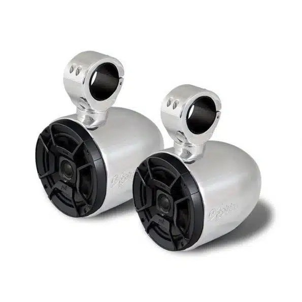 Aerial Single Bullet Speakers - Polished Aluminum