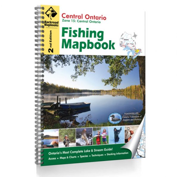 Backroad Mapbooks Central Ontario Fishing Map-2nd Edition