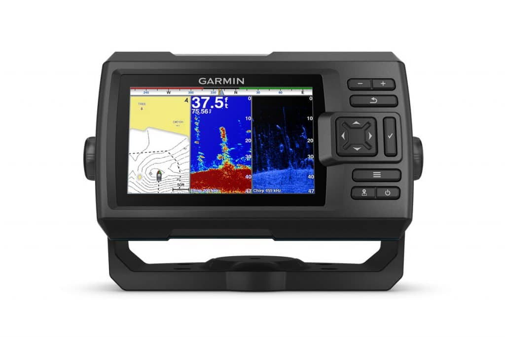 garmin striker plus 5cv ice fishing bundle