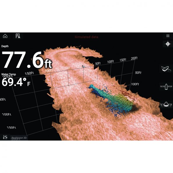 Raymarine Axiom Pro 12 RVX with RealVision 3D 1kw Sonar and Coastal Canada & US Navionics Charts - Image 2