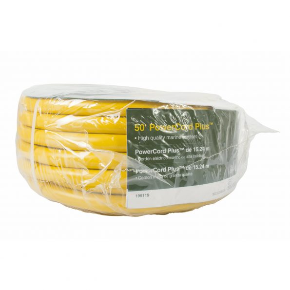 Marinco 30 Amp Power Cordset 50' Yellow With LED - Image 2