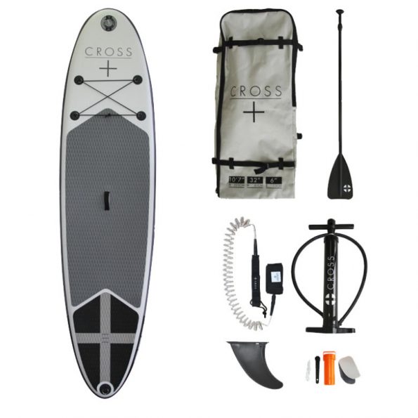 Are you looking for an inflatable paddle board for sale? Cross 10'7" inflatable paddleboard (SUP) kit is available to buy from Poco Marine. Order today!