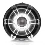 Fusion 8.8" 330 Watt Coaxial Wake Tower Marine Speakers with LEDs - Image 3