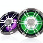 Fusion 8.8" 330 Watt Coaxial Marine Speakers with CRGBW - Image 3