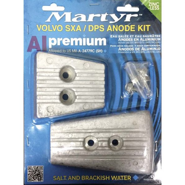MARTYR Volvo Penta SX Sterndrive Anode Kits