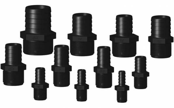 Trudesign Long Thread Straight Hose Fitting