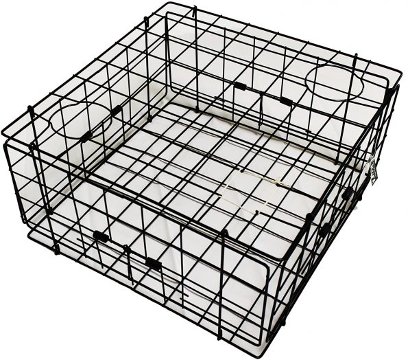 Kufa Vinyl Coated Crab Trap 24"x 24 x 12"