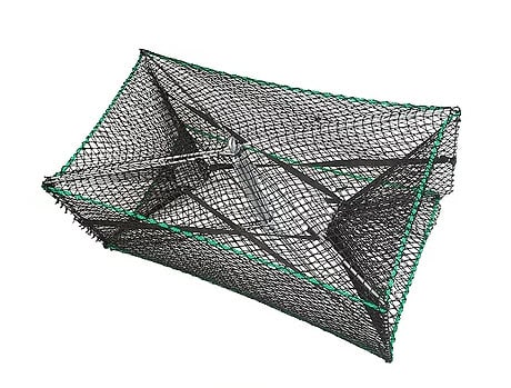 Galvanized Steel Kufa Folding Prawn Trap