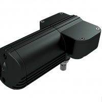 ROCA Waterproof Windshield Wiper Motor with 2.5" Shaft, Black