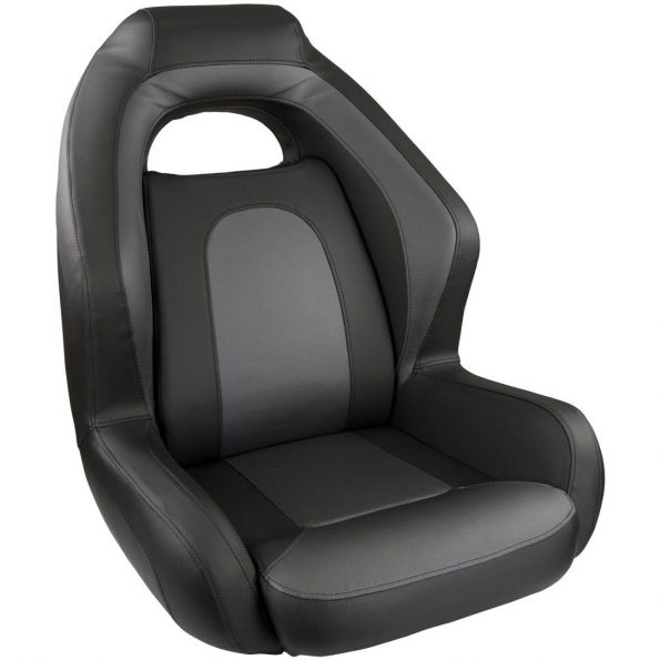 Springfield Ozark Marine Bolster Seat, Black/Charcoal