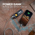 NEBO SLIM+ 1200 Powerful Rechargeable Pocket Light with Laser Pointer and Power Bank - Image 2