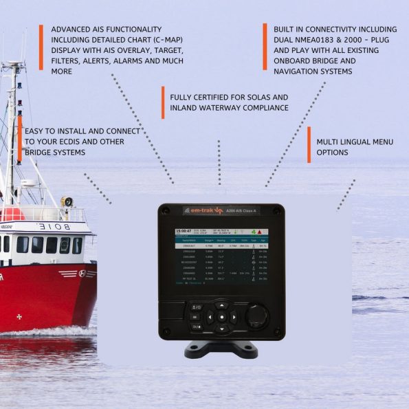 Em-Trak A200 AIS Class A Transceiver - Image 3