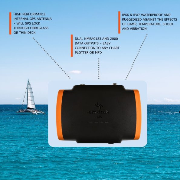 Em-Trak B921 AIS Transceiver 2W Class B - Image 4