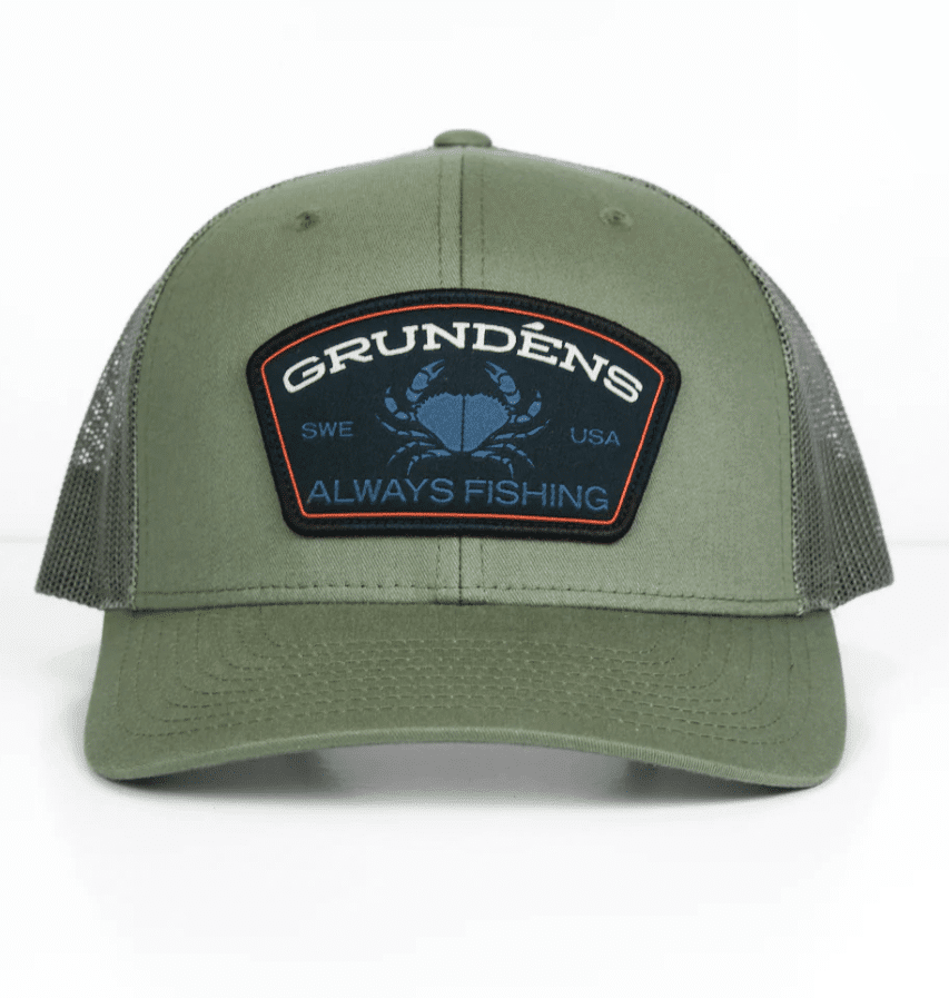Grundens Always Fishing Trucker Hat, Poco Marine