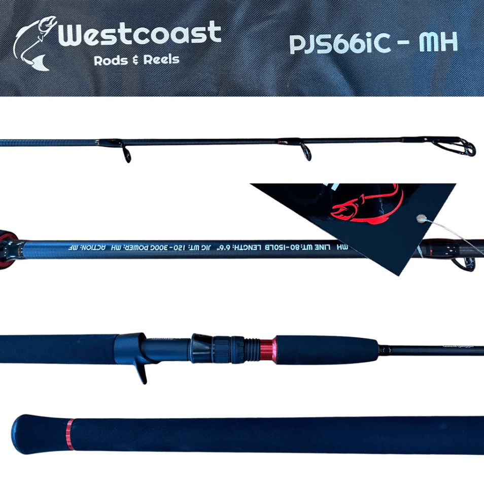 Westcoast Fishing Tackle SWS Pacific Jigging Series 1-Piece Rod PJS66iC, Poco Marine