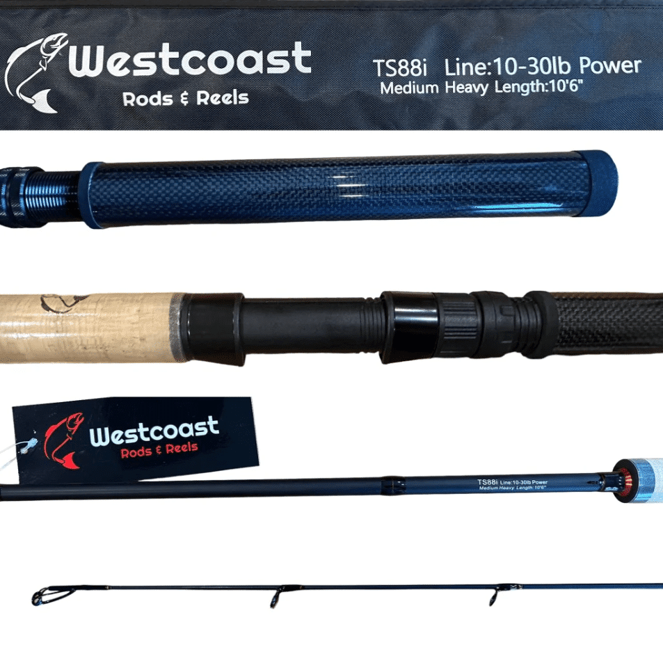 Westcoast Fishing Tackle SWS Tyee Series TS88i 10'6 Mooching Rod, Poco  Marine