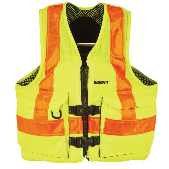 Kent Hi-Vis Deluxe Mesh Industrial Work Vest