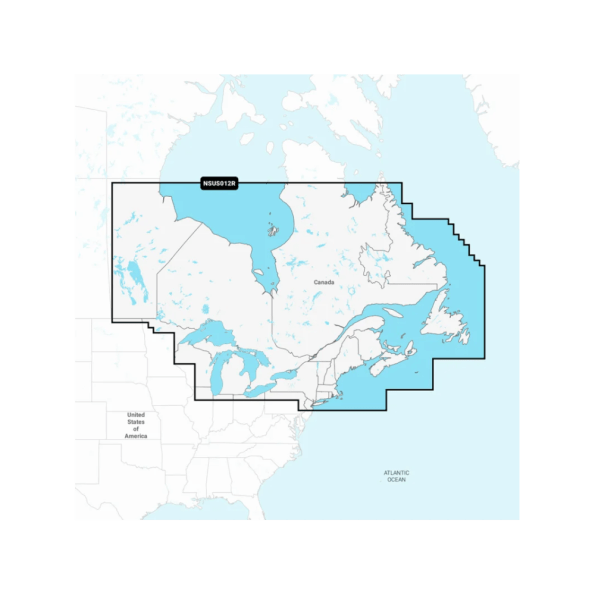 Garmin Navionics+ Canada East & Great Lakes - Lakes, Rivers and Coastal Marine Charts