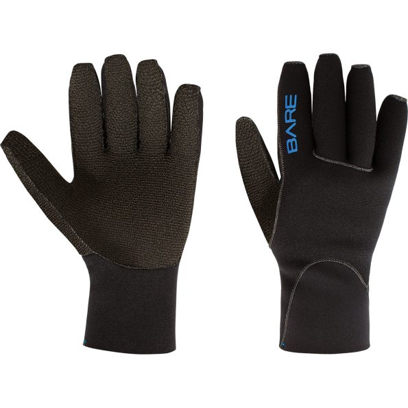 Bare 3mm K-Palm Glove Black