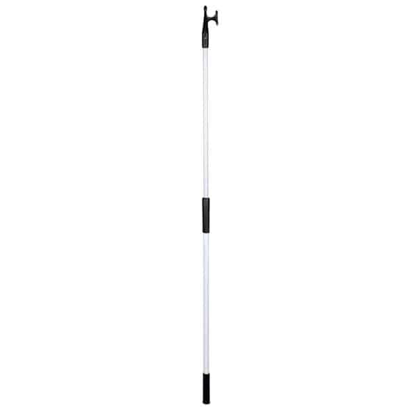 Nuova Rade Boat Hook, Telescoping Anodized Aluminum  47"-77"