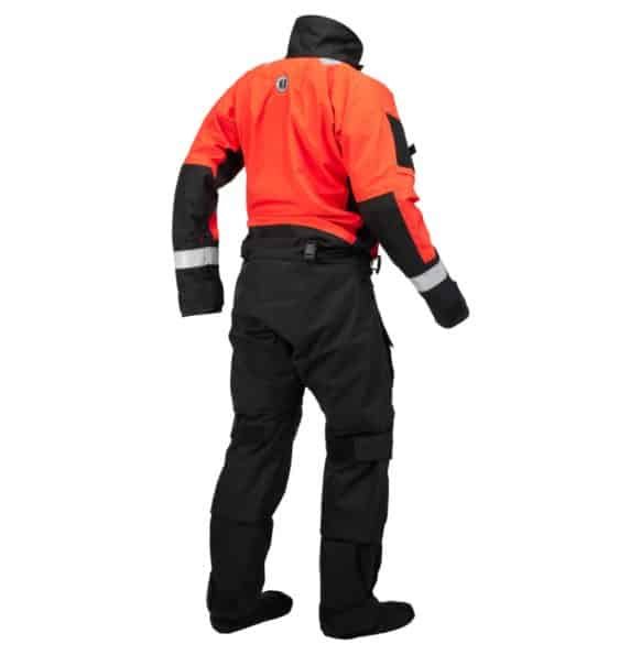 Mustang Survival Sentinel Series Lightweight Boat Crew Dry Suit Front Relief Opening - Image 2