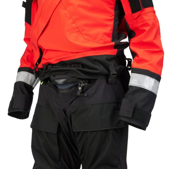 Mustang Survival Sentinel Series Lightweight Boat Crew Dry Suit Front Relief Opening - Image 3
