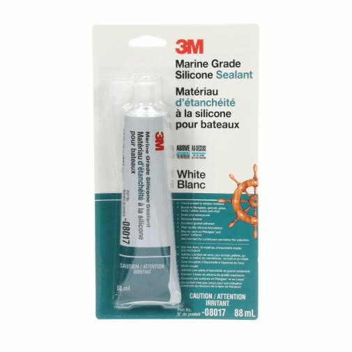 3M Mildew Resistant Marine Grade Silicone Sealant-White - Image 2