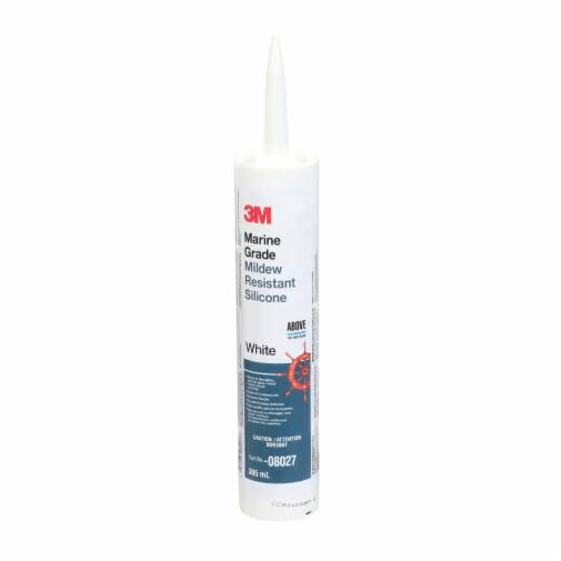3M Mildew Resistant Marine Grade Silicone Sealant-White
