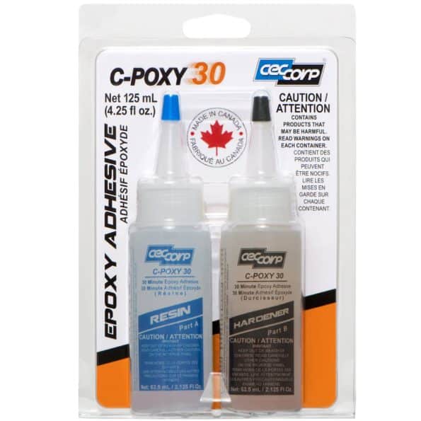 CEC CORP C-Poxy 30 Minute High-Performance Epoxy - 125 mL (4.25 fl oz)