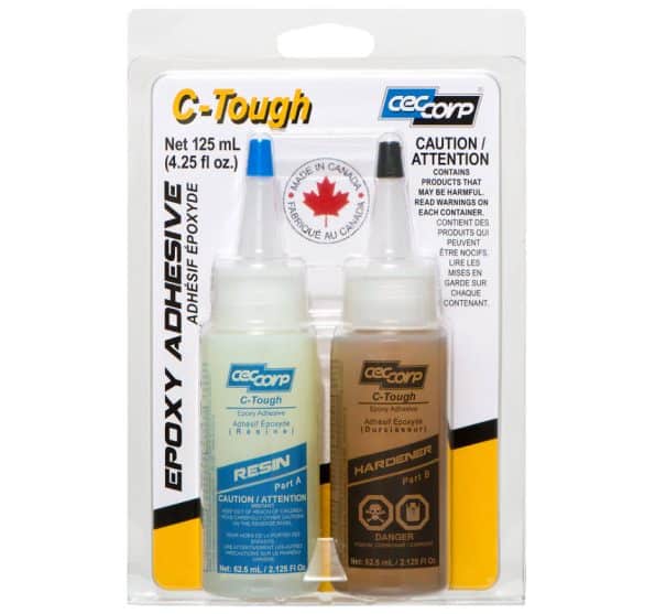 CEC Corp C-Tough High Performance Industrial Epoxy Glue - 125 ml ( 4.5 Fluid Oz)
