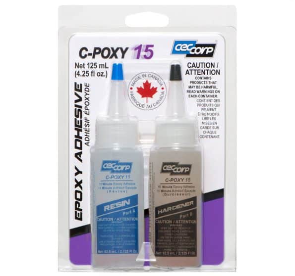 CEC CORP C-Poxy 15 Minute High-Performance Epoxy - 125 mL (4.25 fl oz)
