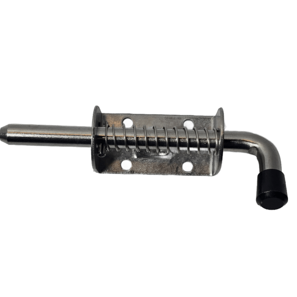 Spring Loaded Barrel Bolt-HD Stainless Steel 4.8"L - Image 2
