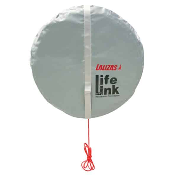 Lalizas Lifebuoy Ring SOLAS 75cm with Lifebuoy Light, Rope and Case - Image 2